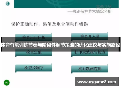 体育有氧训练节奏与阶段性调节策略的优化建议与实施路径